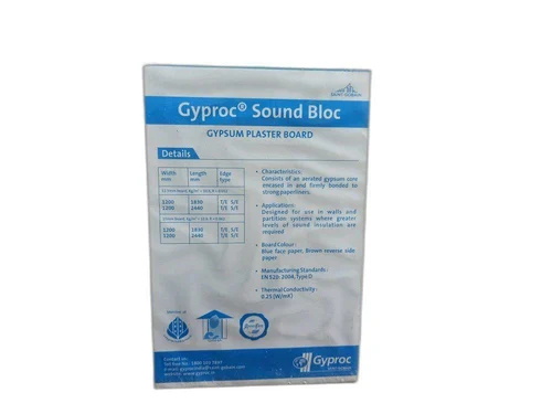 Gyproc Soundbloc Gypsum Plaster Board