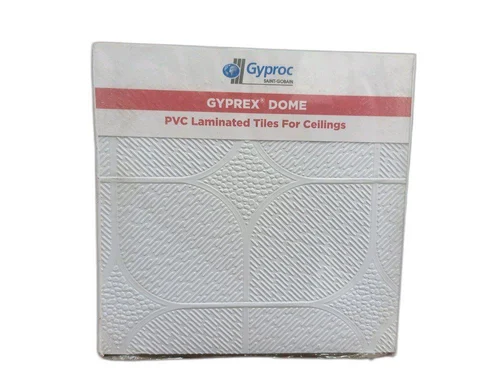 Gyproc Gyprex Dome PVC Laminated Gypsum Ceiling Tile