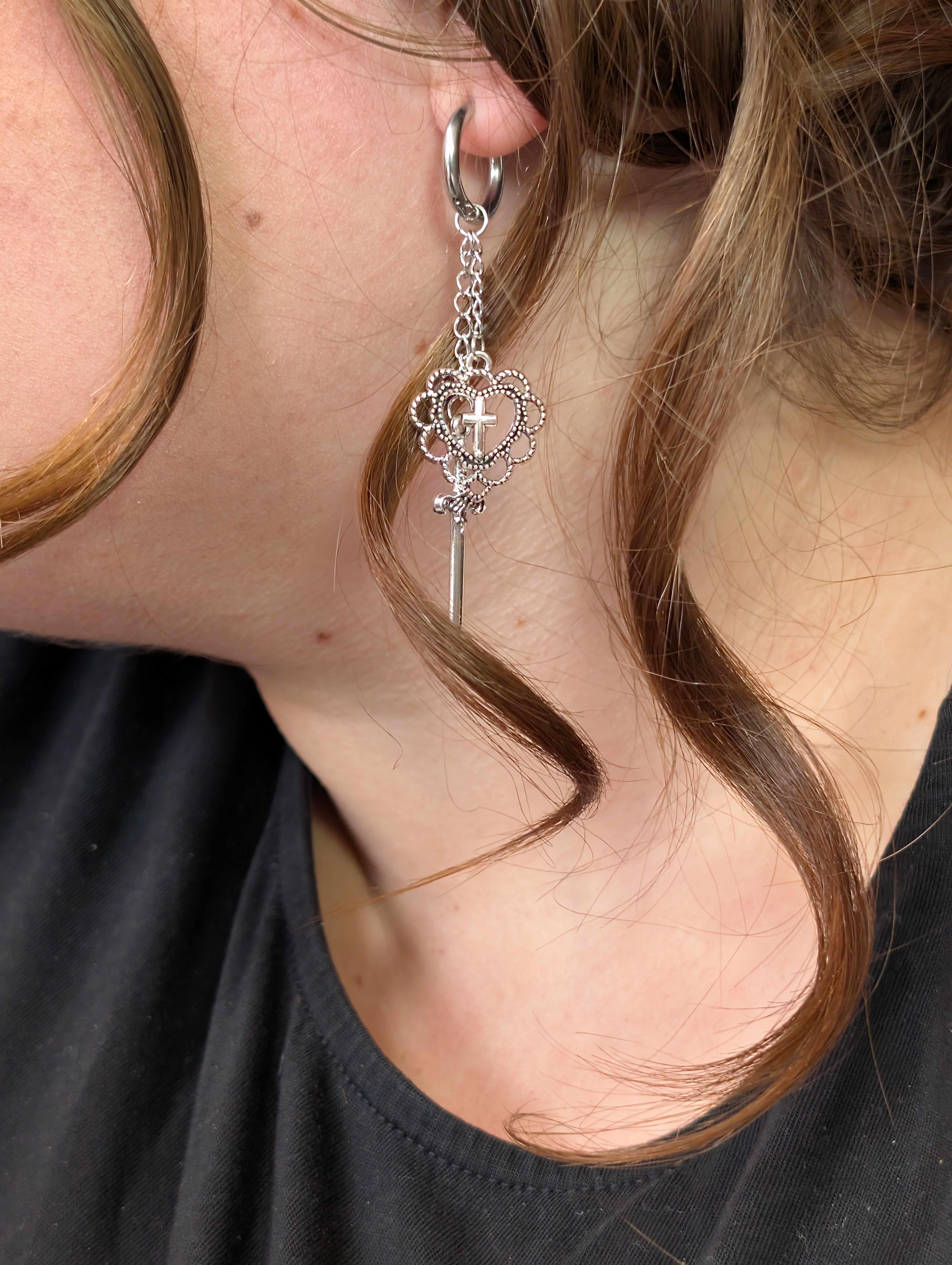 Divine Betrayal Hoop Earrings