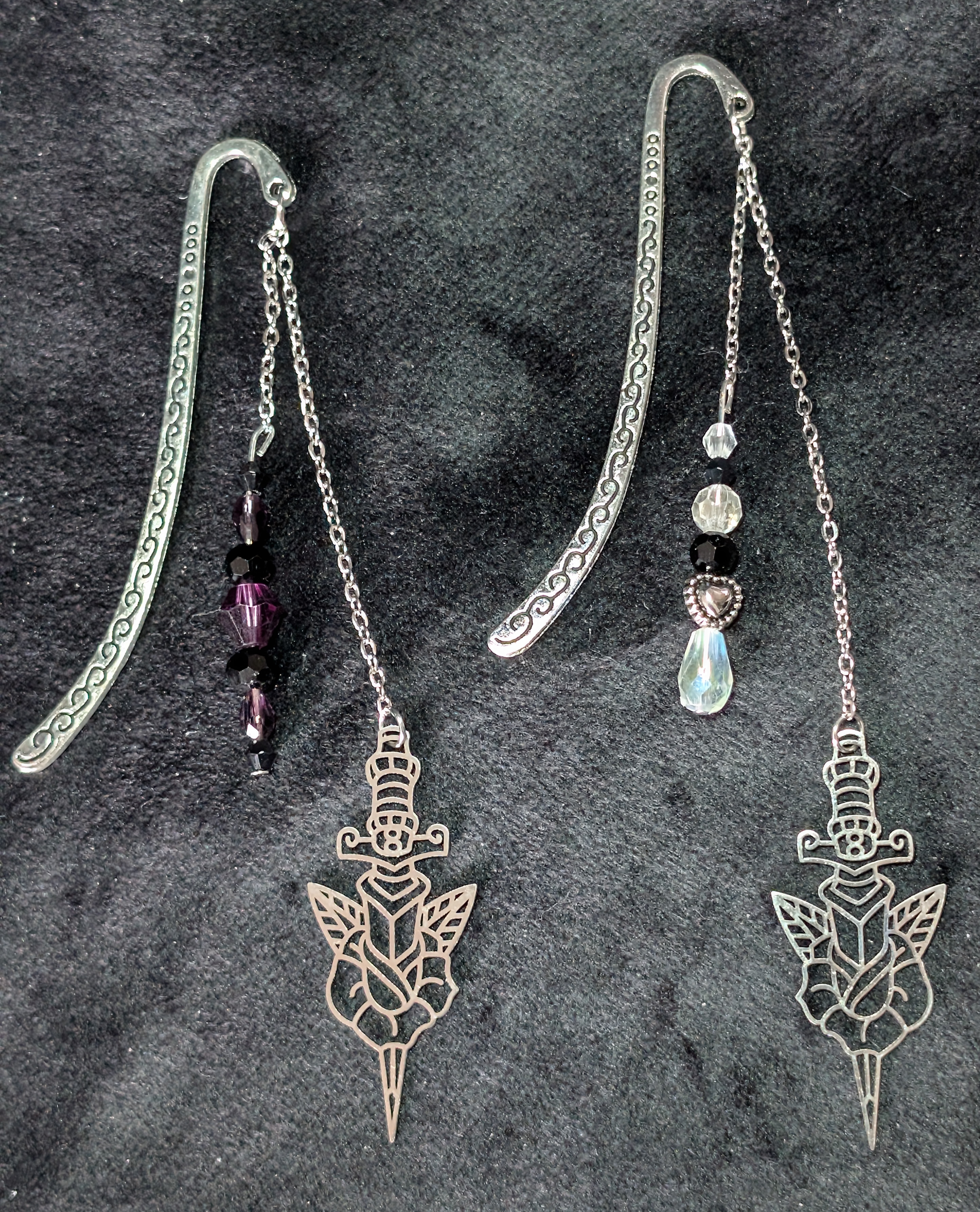 Daggered Rose Bookmarks