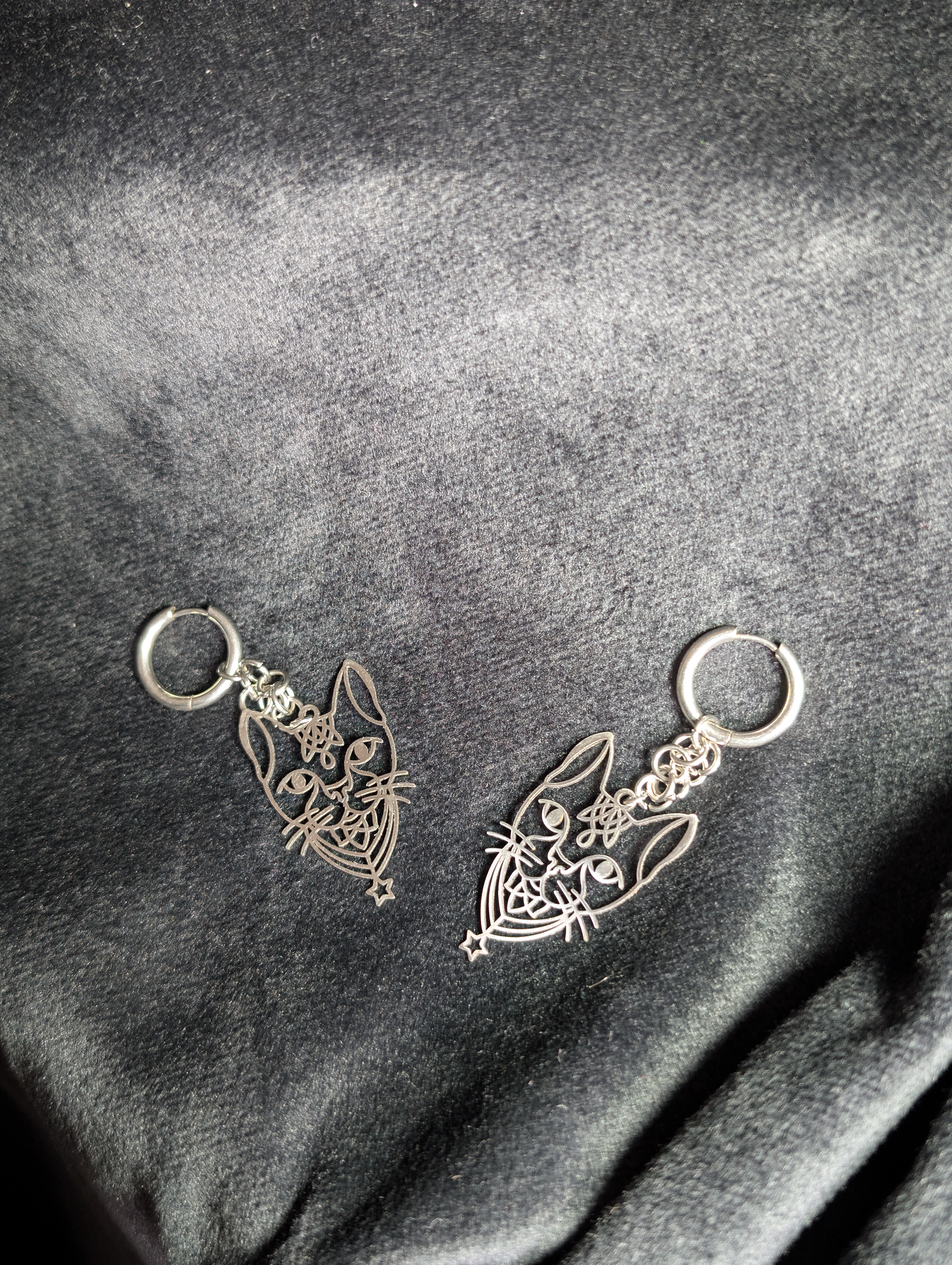 Sphynx Hoop Earrings