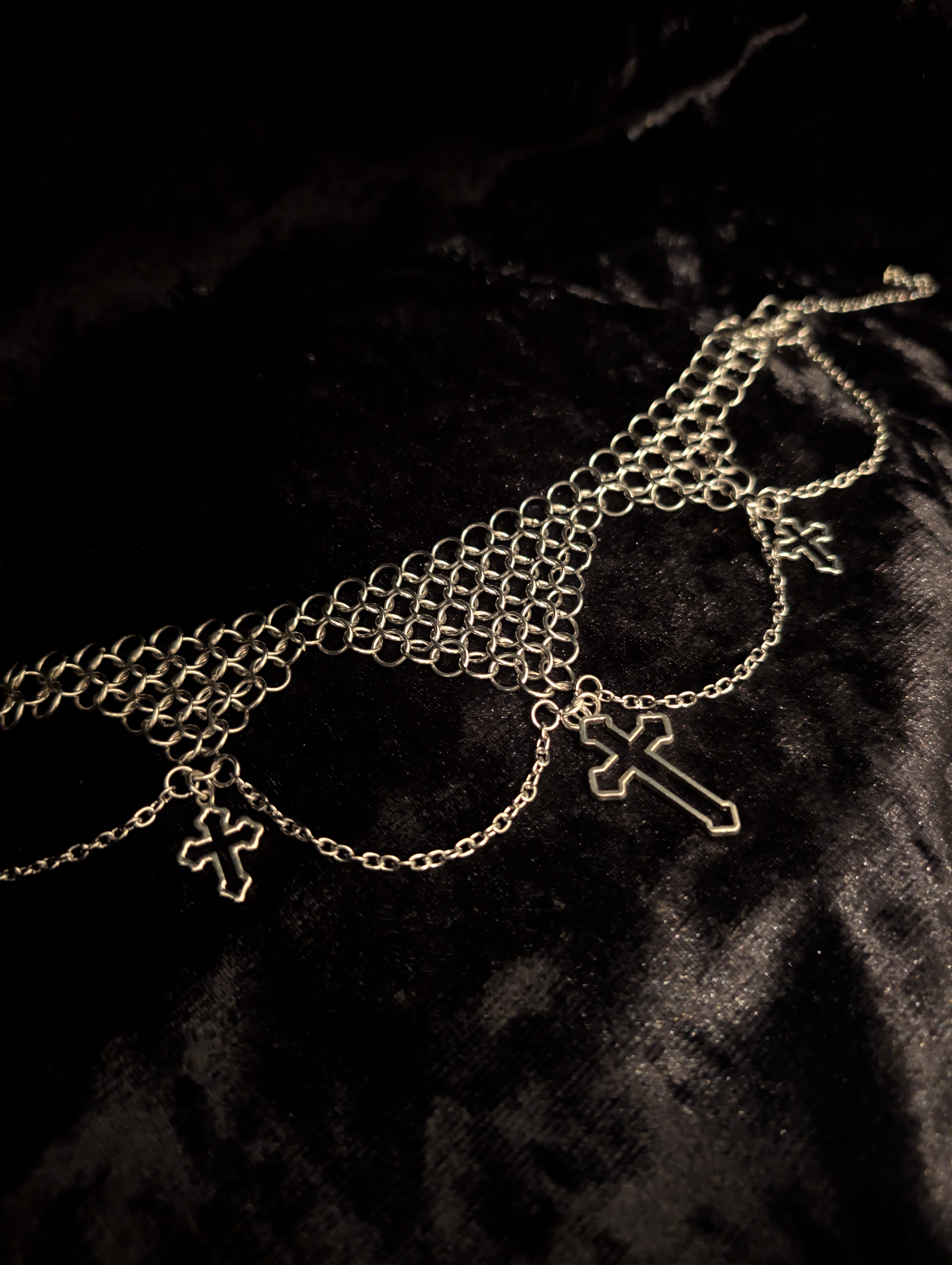 Selenes Veil Choker Necklace