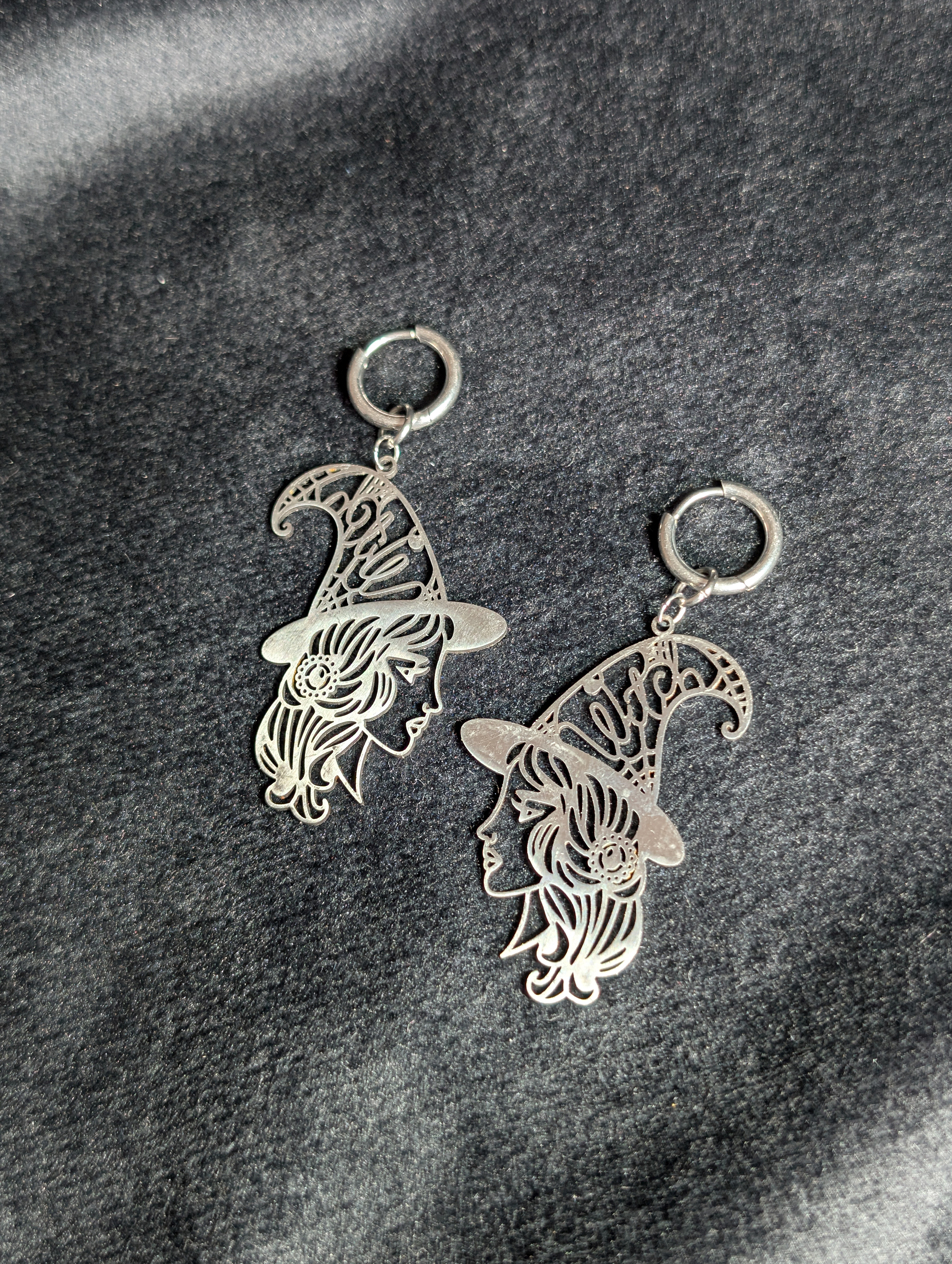 Simply a Witch Hoop Earrings