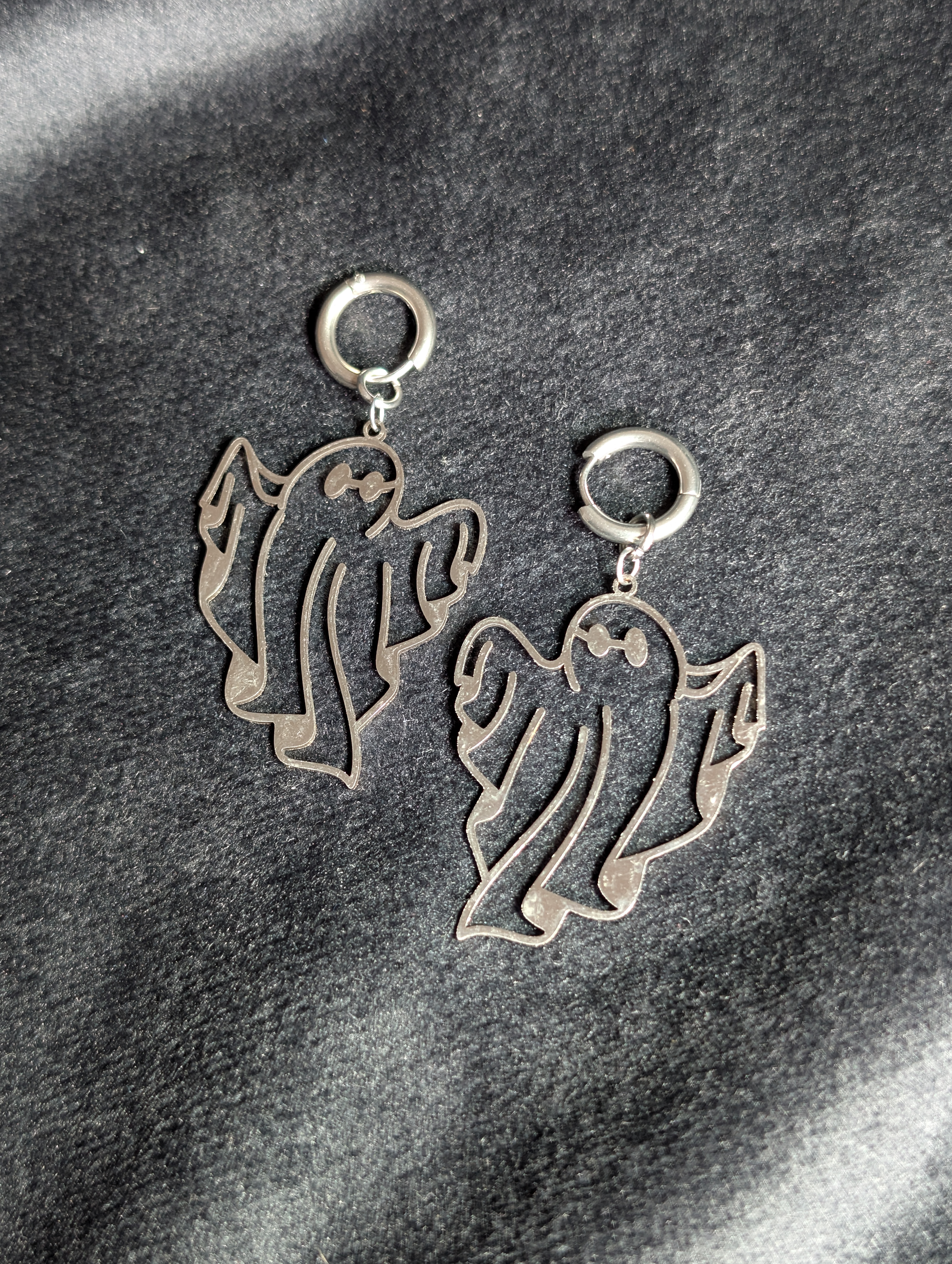 Ghosties Hoop Earrings