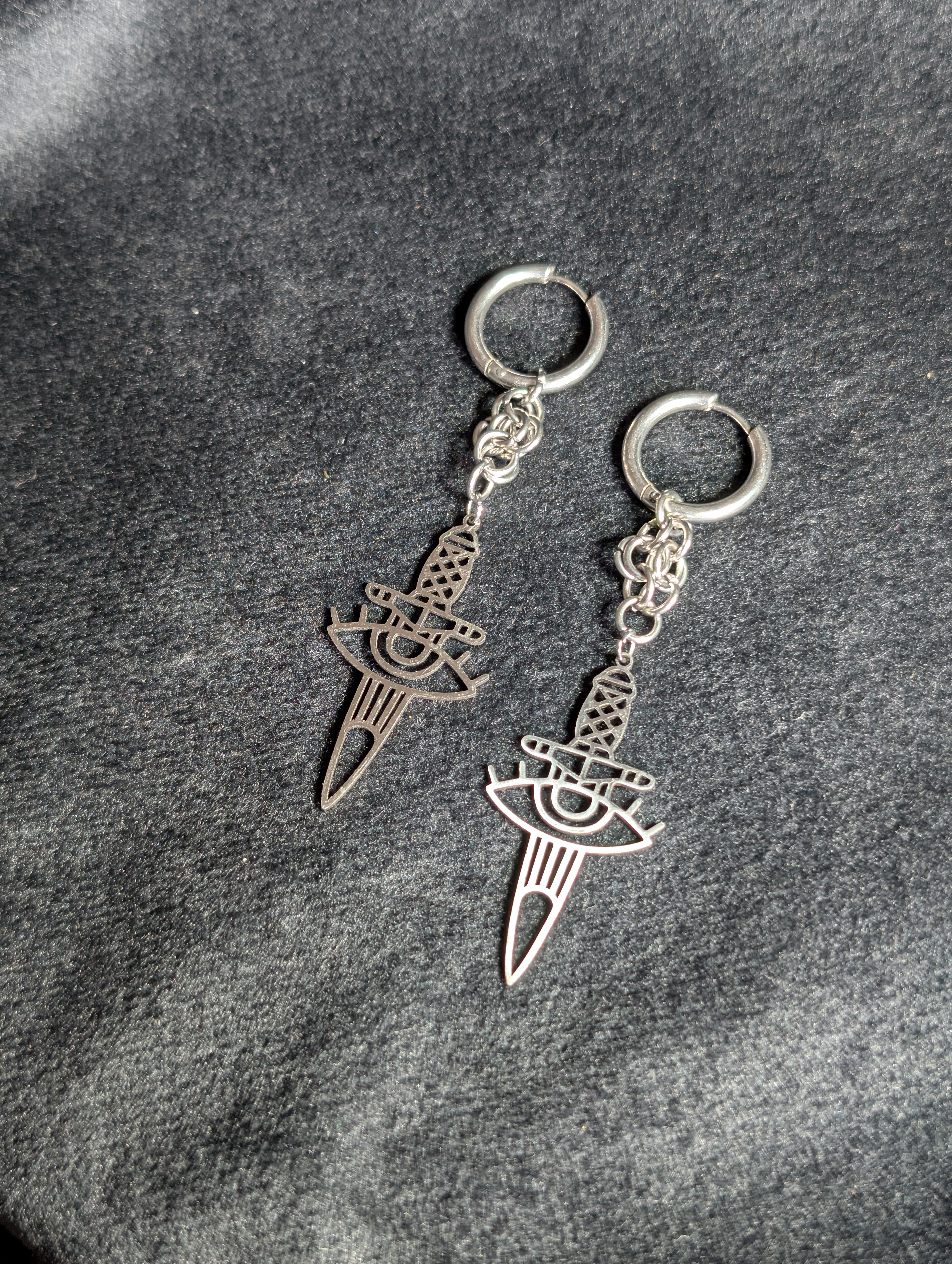 Poke Your Eye Out Hoop Earrings