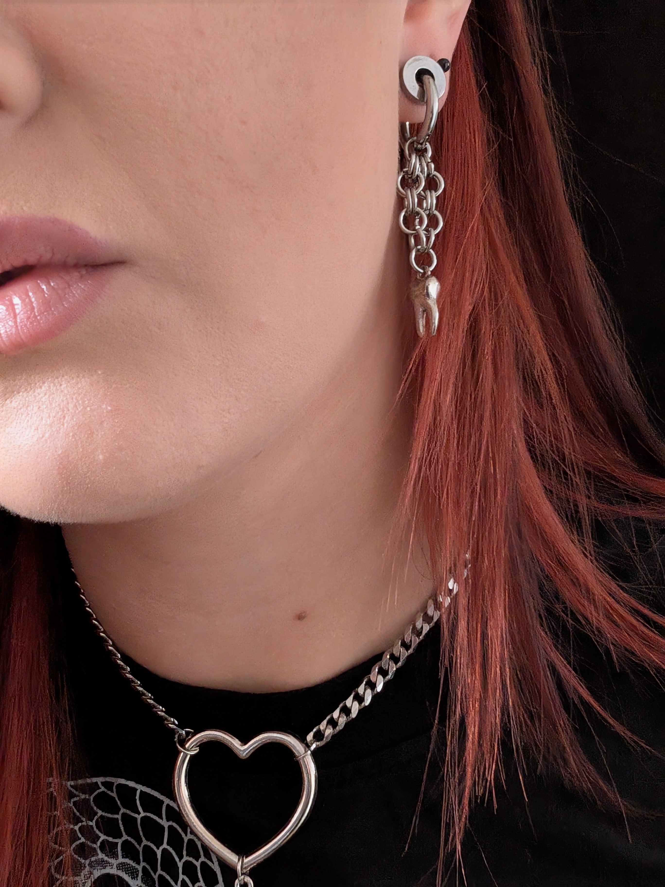 Simple Teeth Hoop Earrings