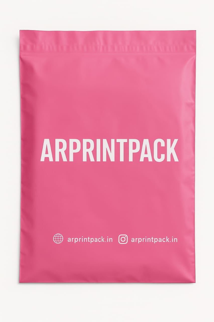Printed Pink Courier Bag (100)