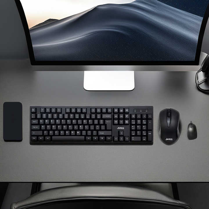 Kabellose Tastatur mit kabelloser Maus 2 in 1 *** Wireless Keyboard and Mouse Combo 2 in 1