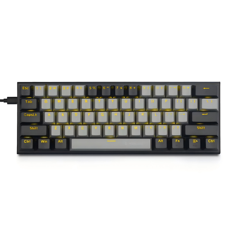 Professionelle 61-Tasten-LED-beleuchtete mechanische Gaming-Tastatur *** Ultra-thin mini mechanical gaming keyboard with 61 keys