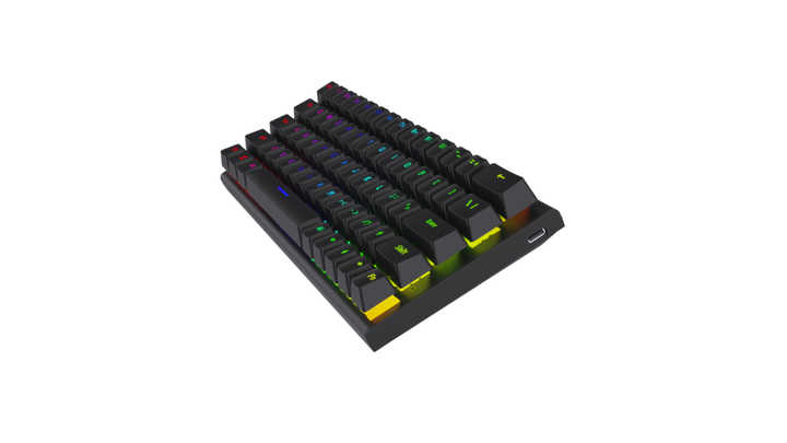 Ultradünne Mini-Mechanische Gaming-Tastatur mit 61 Tasten *** Ultra-thin mini mechanical gaming keyboard with 61 keys