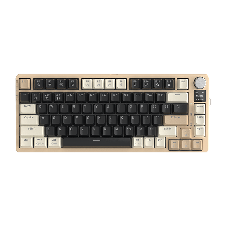Mechanische RGB-Gaming-Tastatur mit TFT-Bildschirm und Lautstärkeregler *** Mechanical RGB gaming keyboard with TFT screen and volume control