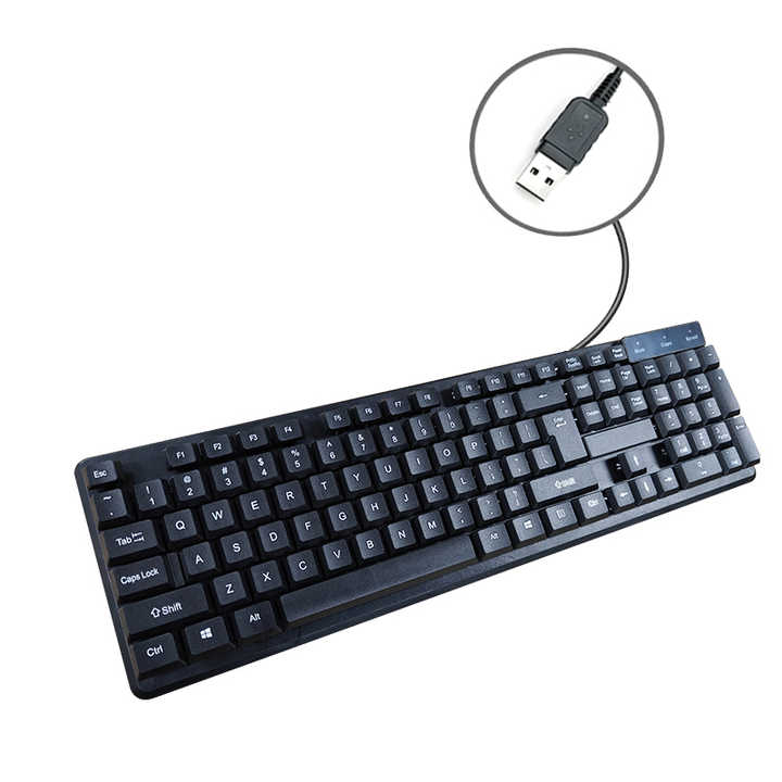 Günstige 104-Tasten-USB-Wasserdichte Tastatur *** Affordable 104-key USB waterproof keyboard