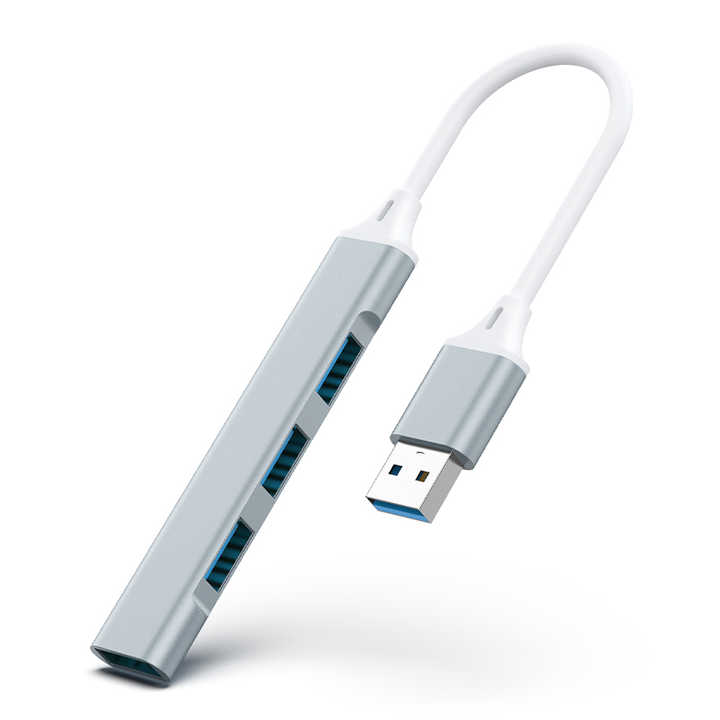 4-in-1 USB-C Hub mit Multi-Port-Adapter und Hochgeschwindigkeits-USB 3.0-Anschlüssen *** 4-in-1 USB-C hub with multi-port adapter and high-speed USB 3.0 ports