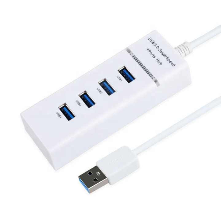 USB 3.0 Hub mit 4 Ports und LED-Beleuchtung *** USB 3.0 Hub mit 4 Ports und LED-Beleuchtung
