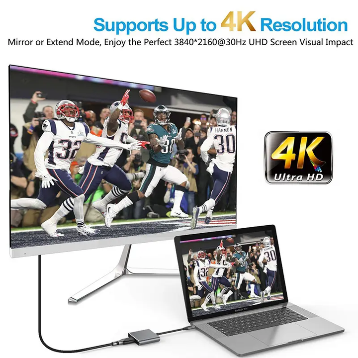 3-in-1 USB-C Hub mit USB 3.0, PD und HDMI *** 3-in-1 USB-C hub with USB 3.0, PD and HDMI