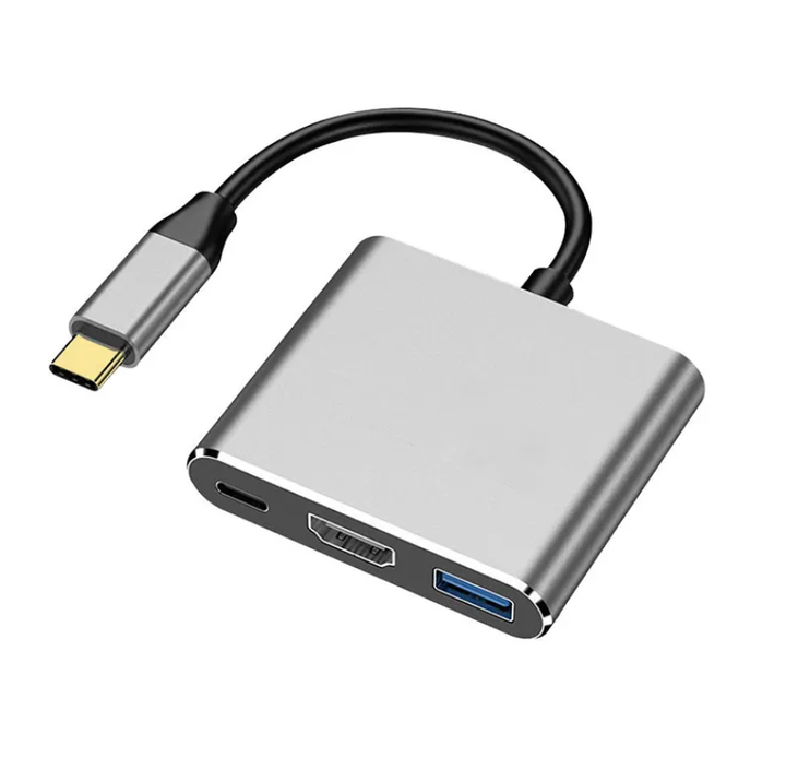 3-in-1 USB-C Hub mit USB 3.0, PD und HDMI *** 3-in-1 USB-C hub with USB 3.0, PD and HDMI