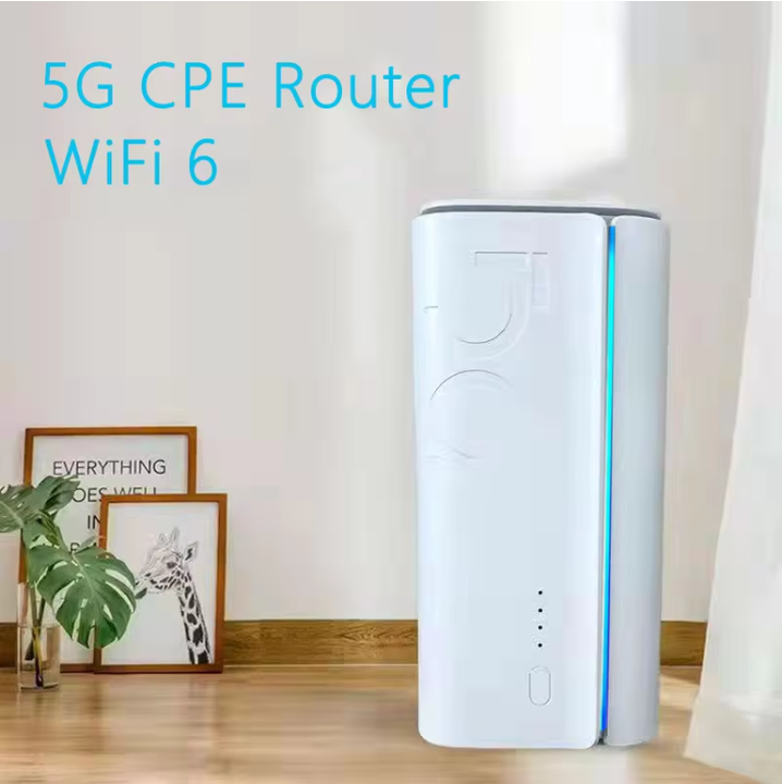 Tragbarer 5G CPE Netzwerk-Router mit WiFi 4G/5G und SIM-Kartensteckplatz