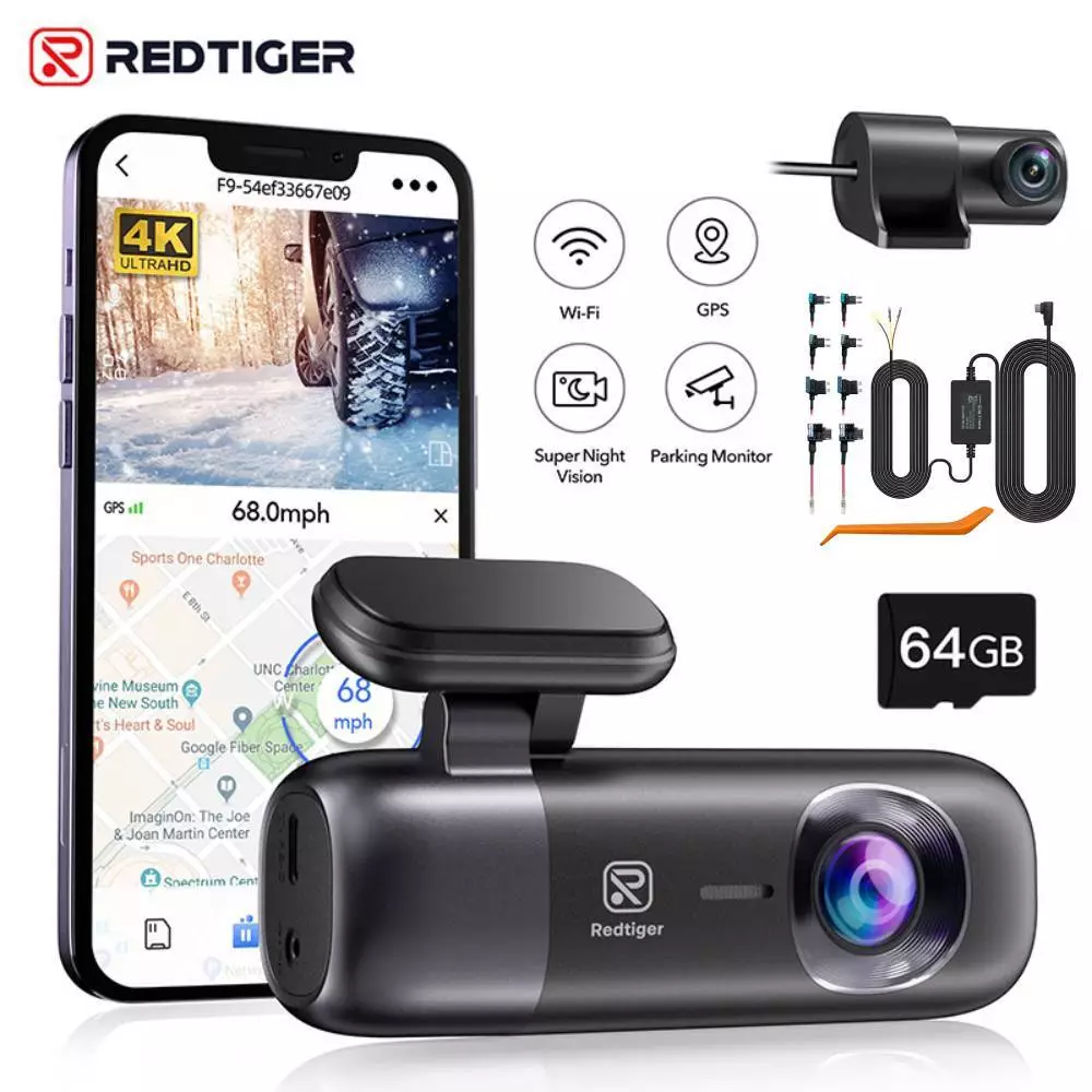 4K Mini Dual Dash Cam