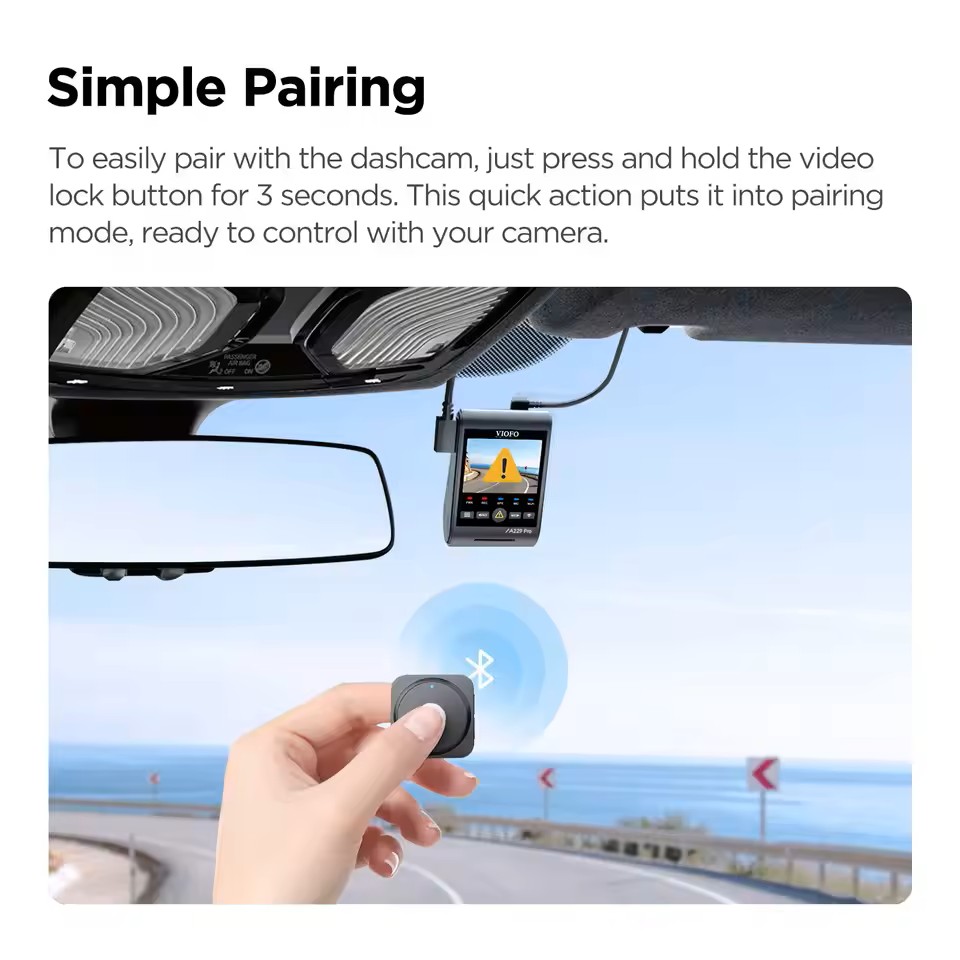 VIOFO BTR200 Bluetooth Remote Control with 3M adhesive