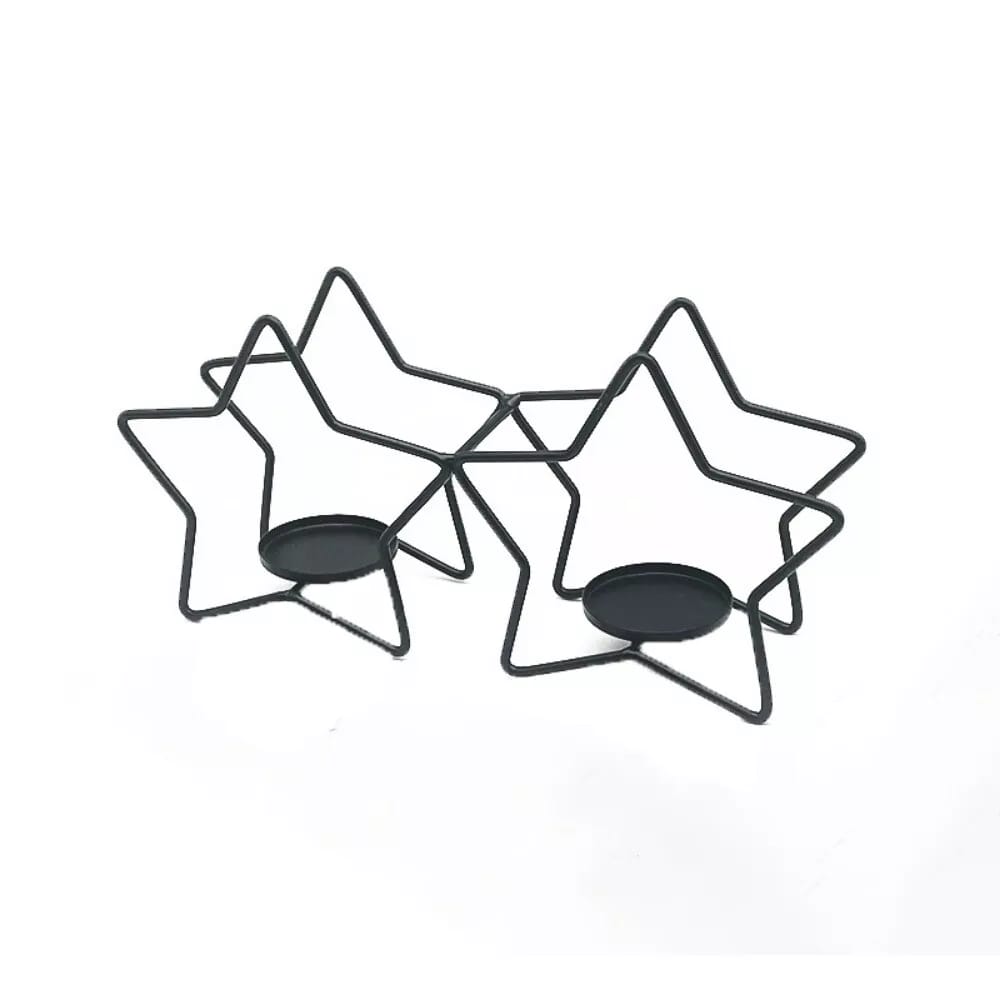 Star-shaped Candle Holders
