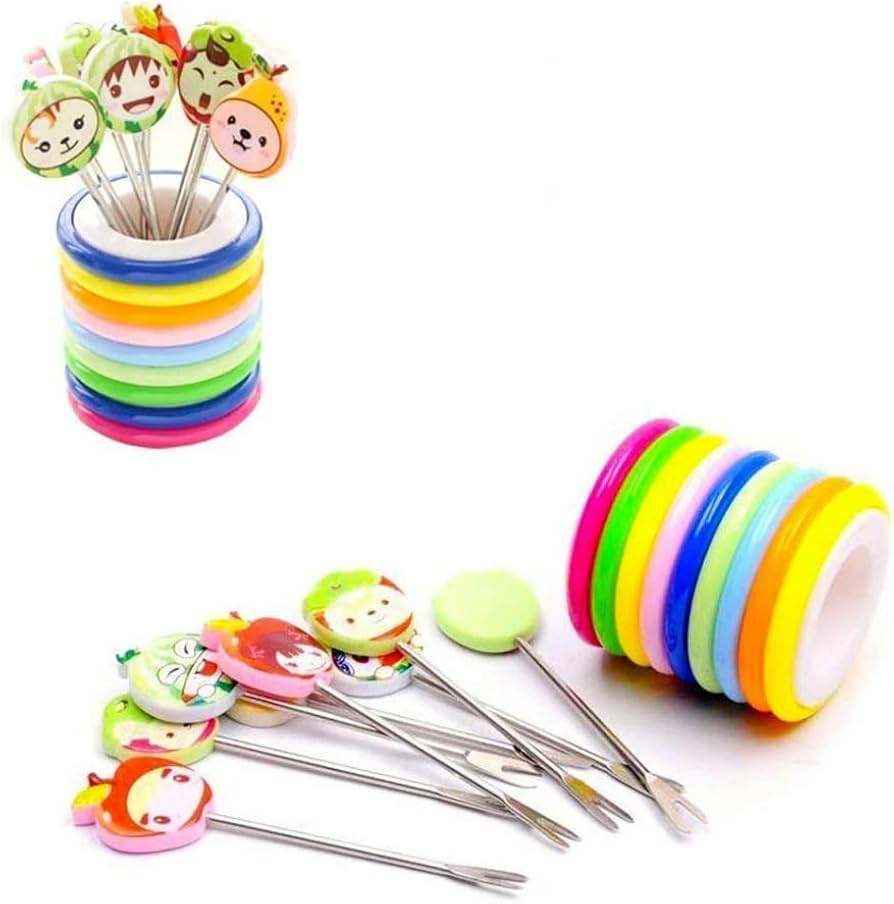 Fruit Fork Set Stainless Steel Food Pick (8 Pcs)