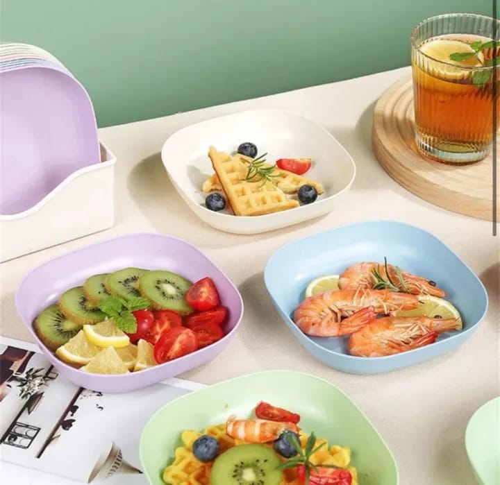 10pcs Plates Set With Holder