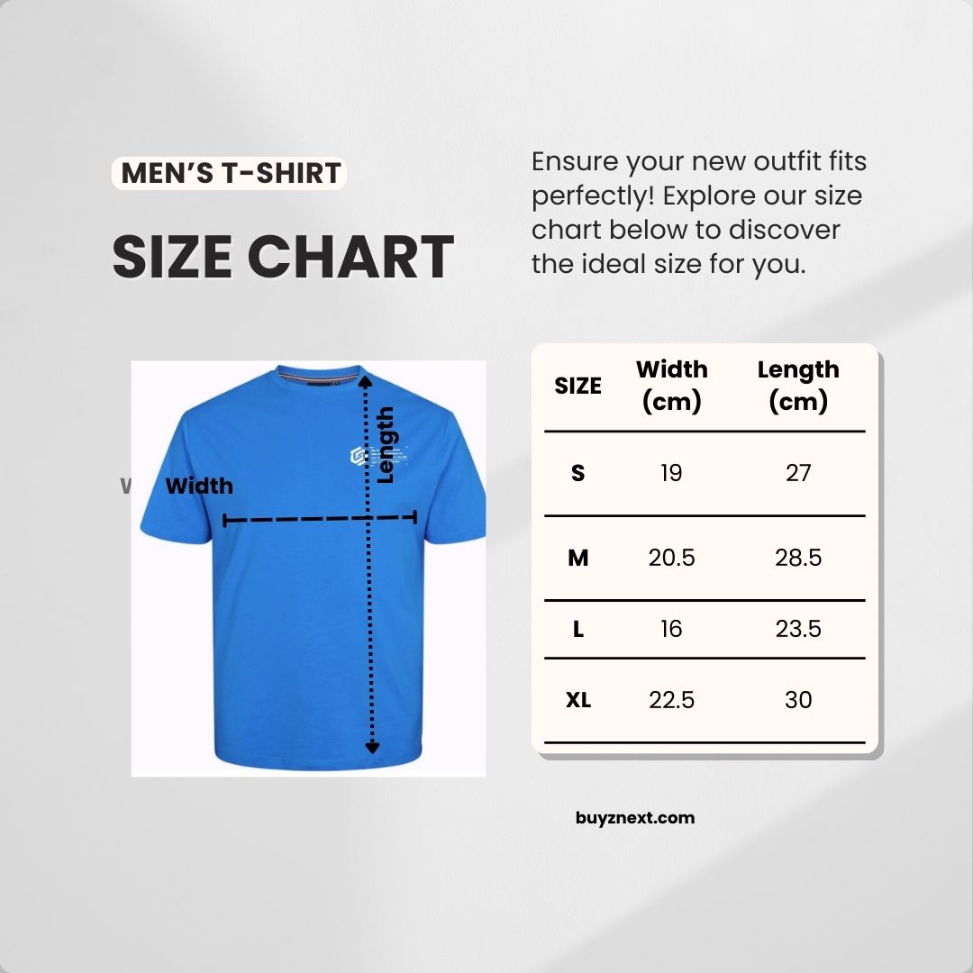Blue T-shirt Comfortable cotton t-shirt