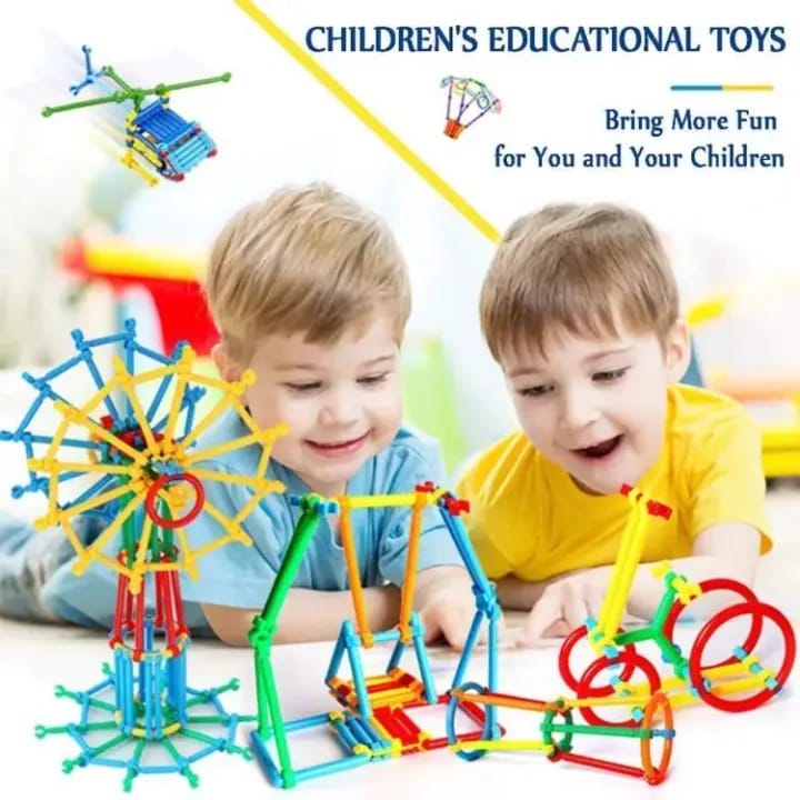 Colorful Sticks Creative Building Blocks Learning Toy Set