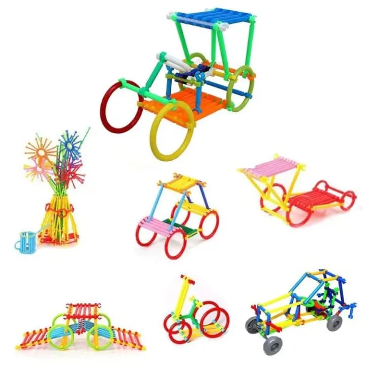 Colorful Sticks Creative Building Blocks Learning Toy Set