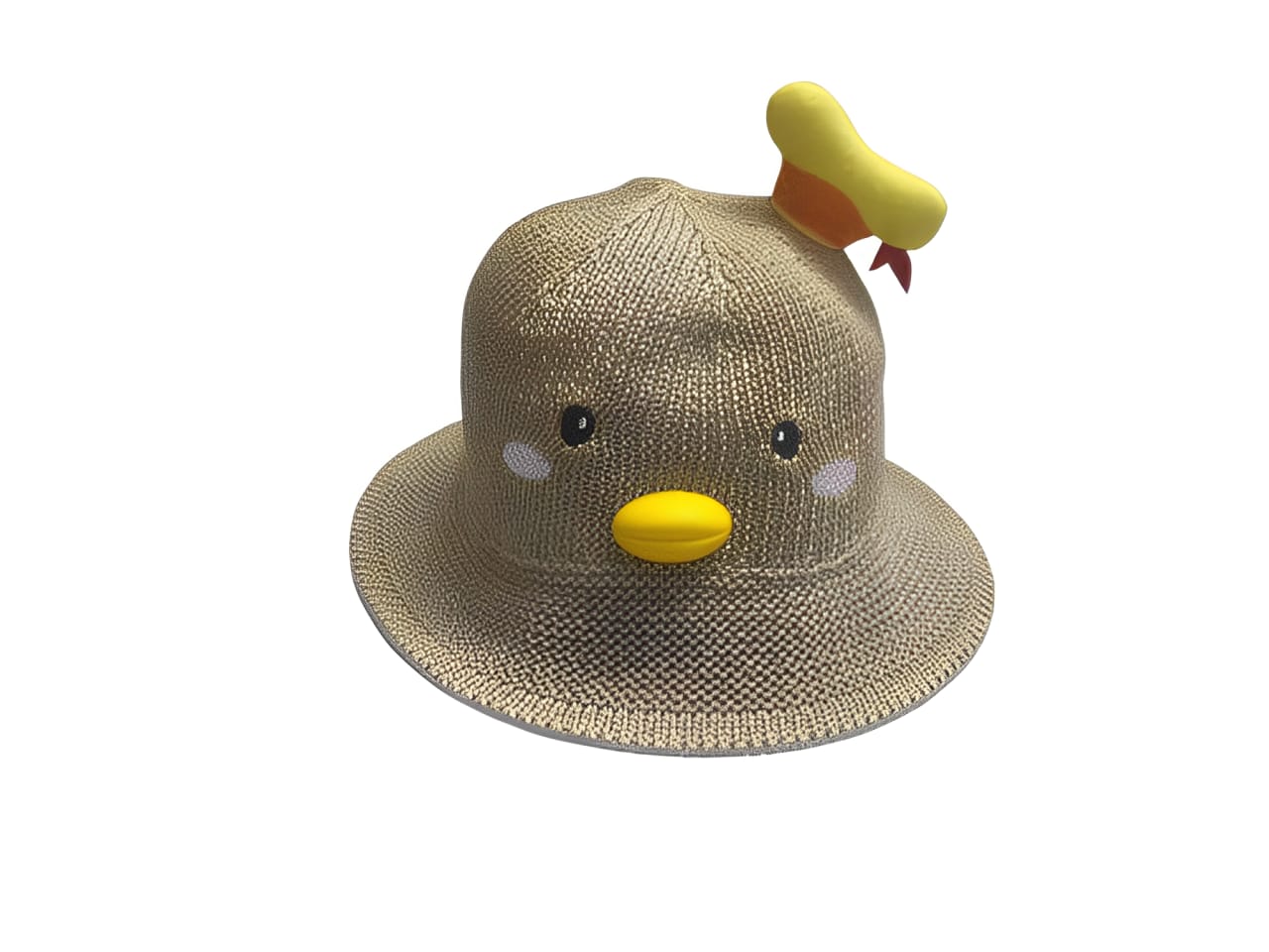 Chick-themed Straw Hat