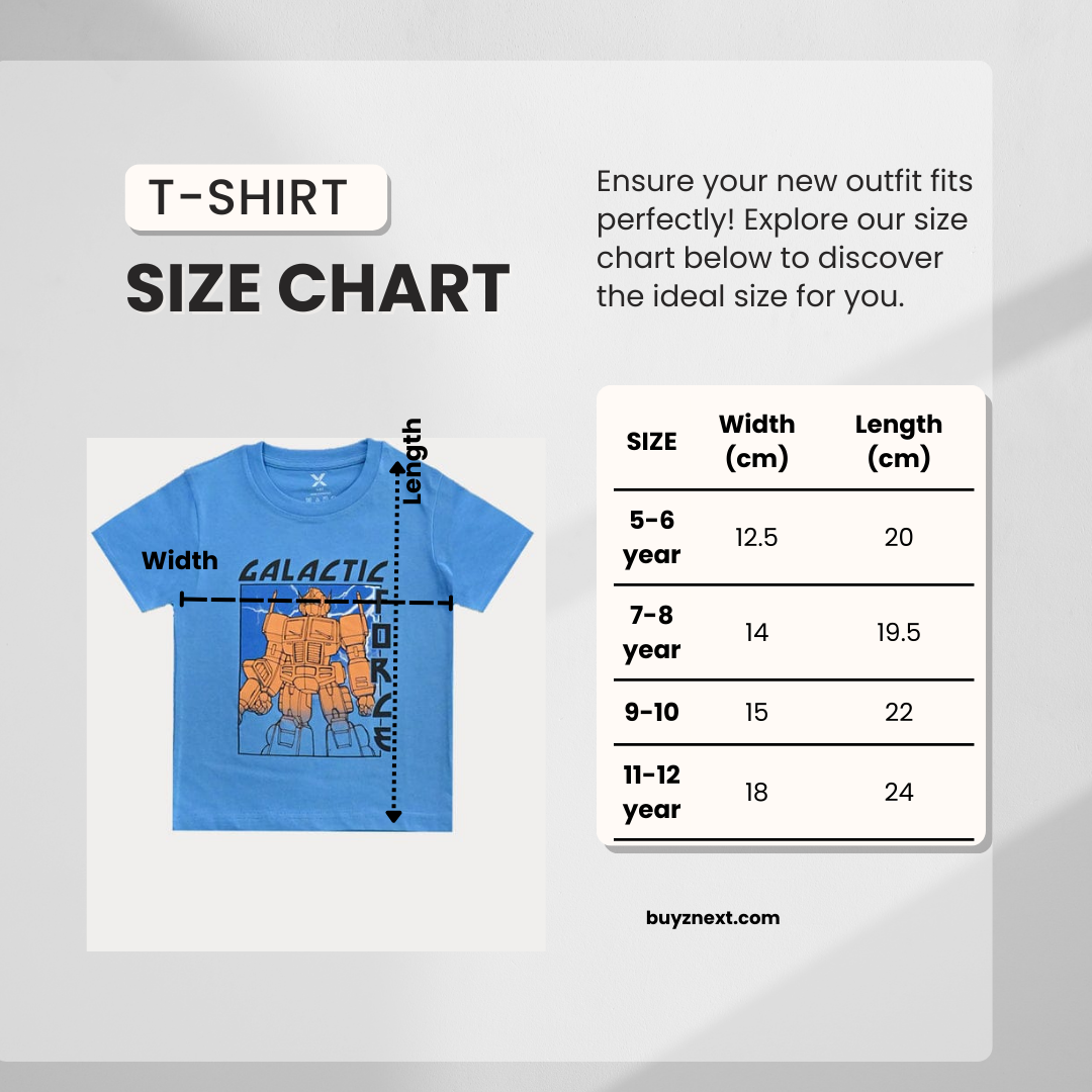Kids Blue Galactic Force T-Shirt