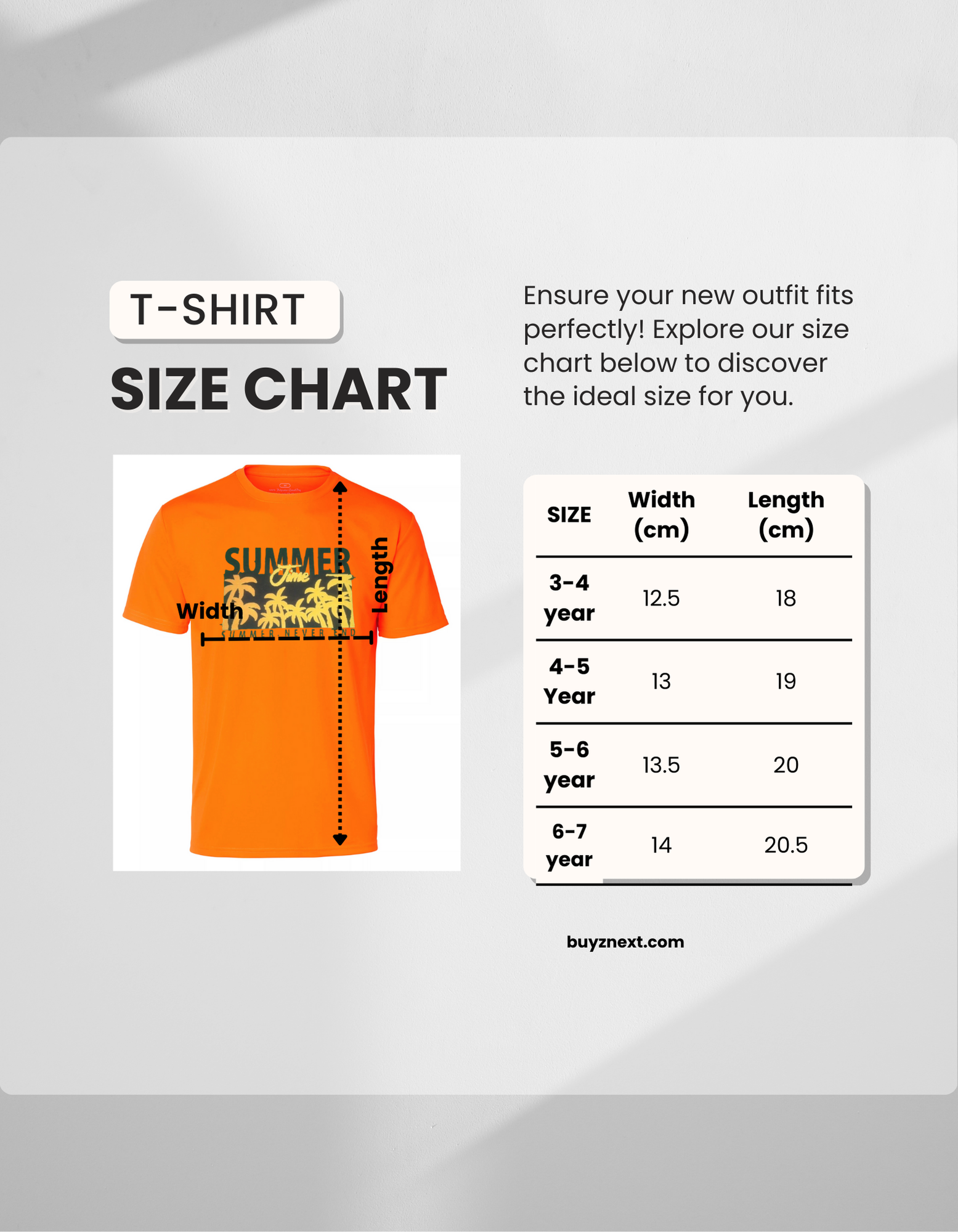 Orange Summer time T-shirt