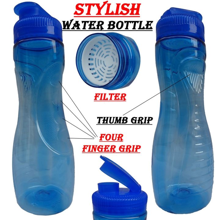 Fridge Water Bottles with Filter -1 Liter-Set of 2