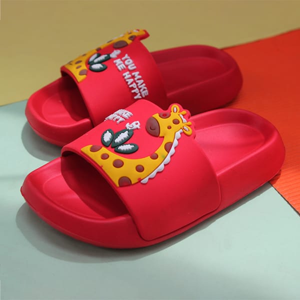 Children's Giraffe Slide Slippers