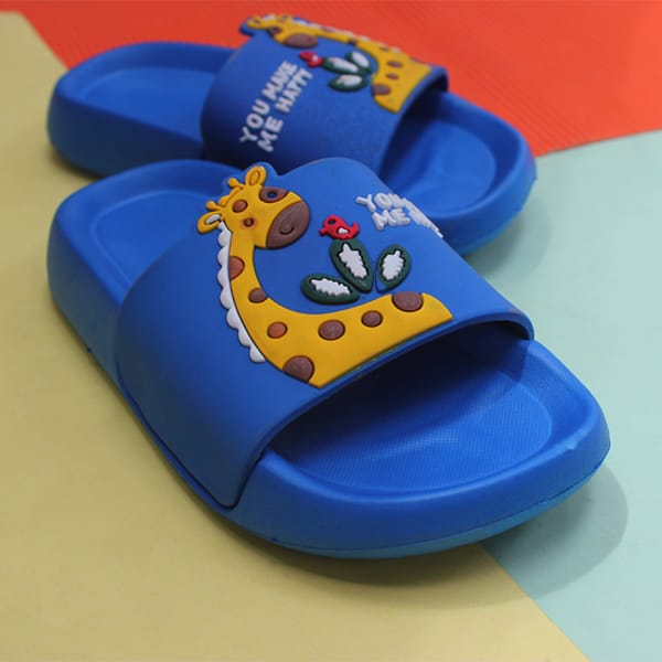 Children's Giraffe Slide Slippers