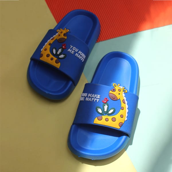 Children's Giraffe Slide Slippers