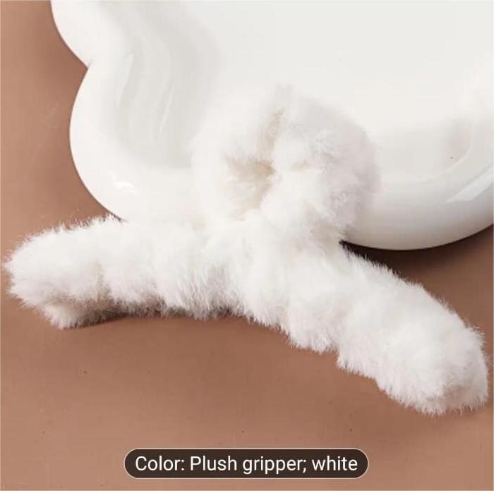 Soft Fur Hair Claw Clip