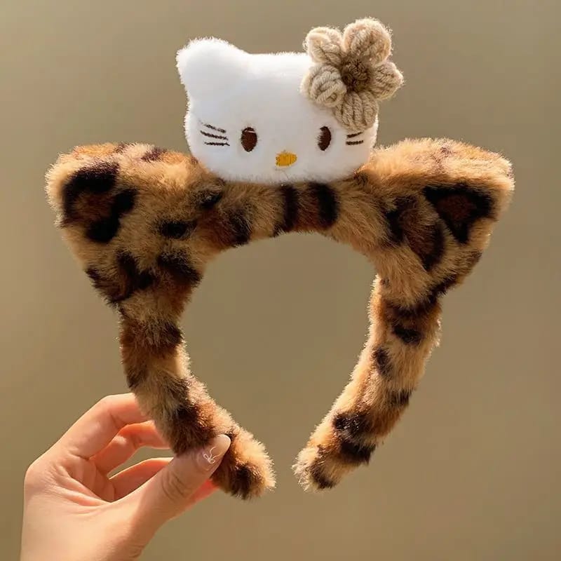  Kitty Leopard Ear Headband