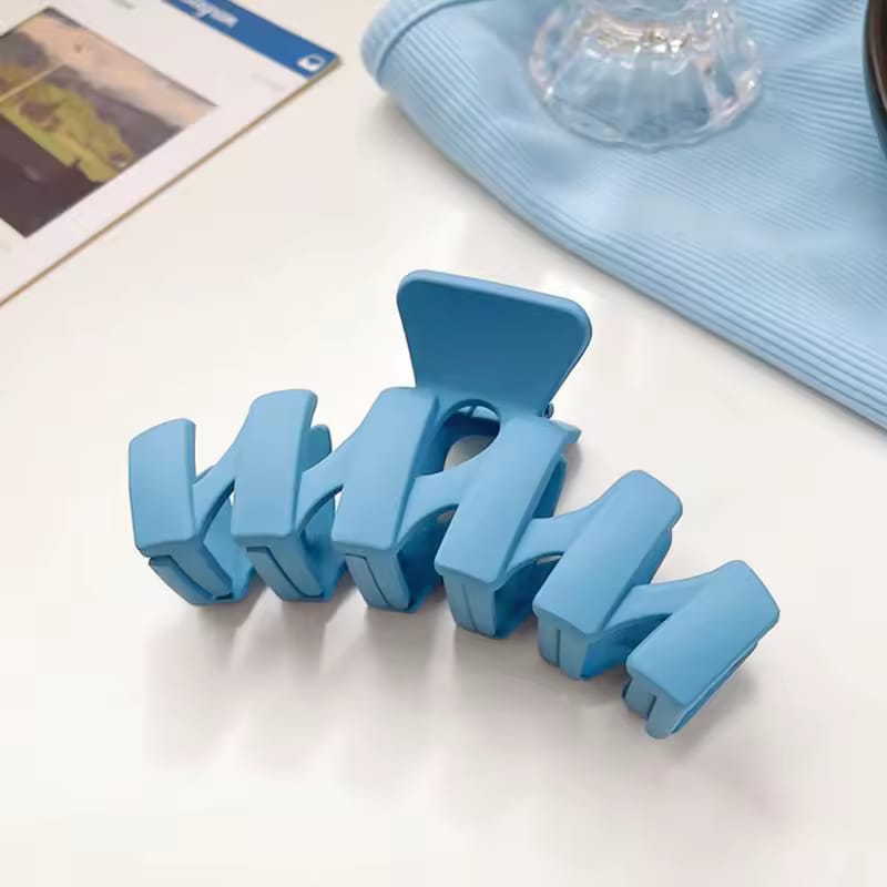 Large Blue Hair Claw Clip