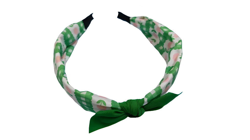Green Patterned Headband