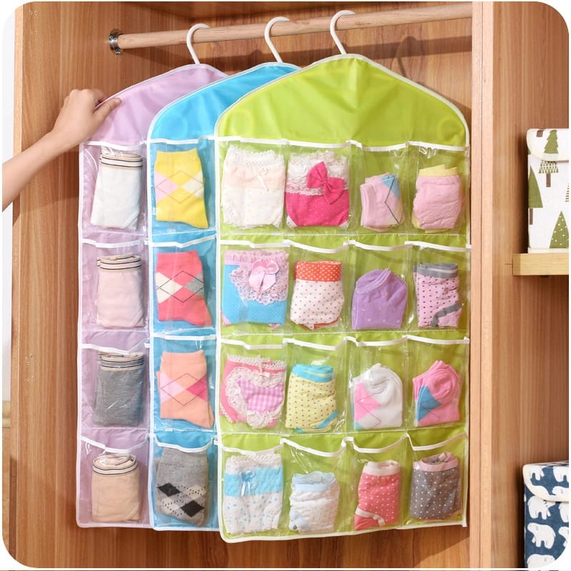 Hanging Closet Organizer with Pockets