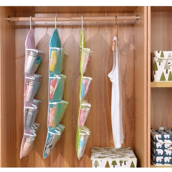 Hanging Closet Organizer with Pockets