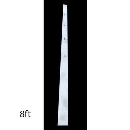 8 Feet Rectangular Grey Fencing Pole