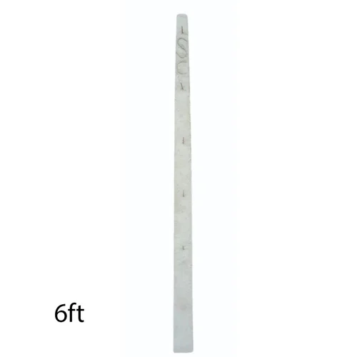 7 Feet Rectangular Grey Fencing Pole