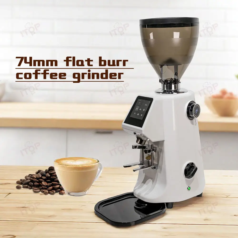 74mm Flat Burr Coffee Grinder
