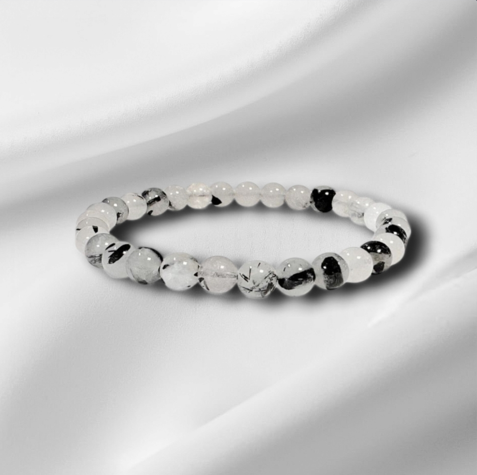 Bracelet en quartz tourmaline 