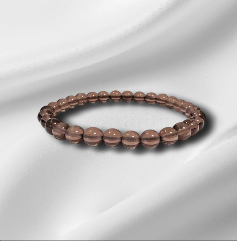 Bracelet en quartz fumé