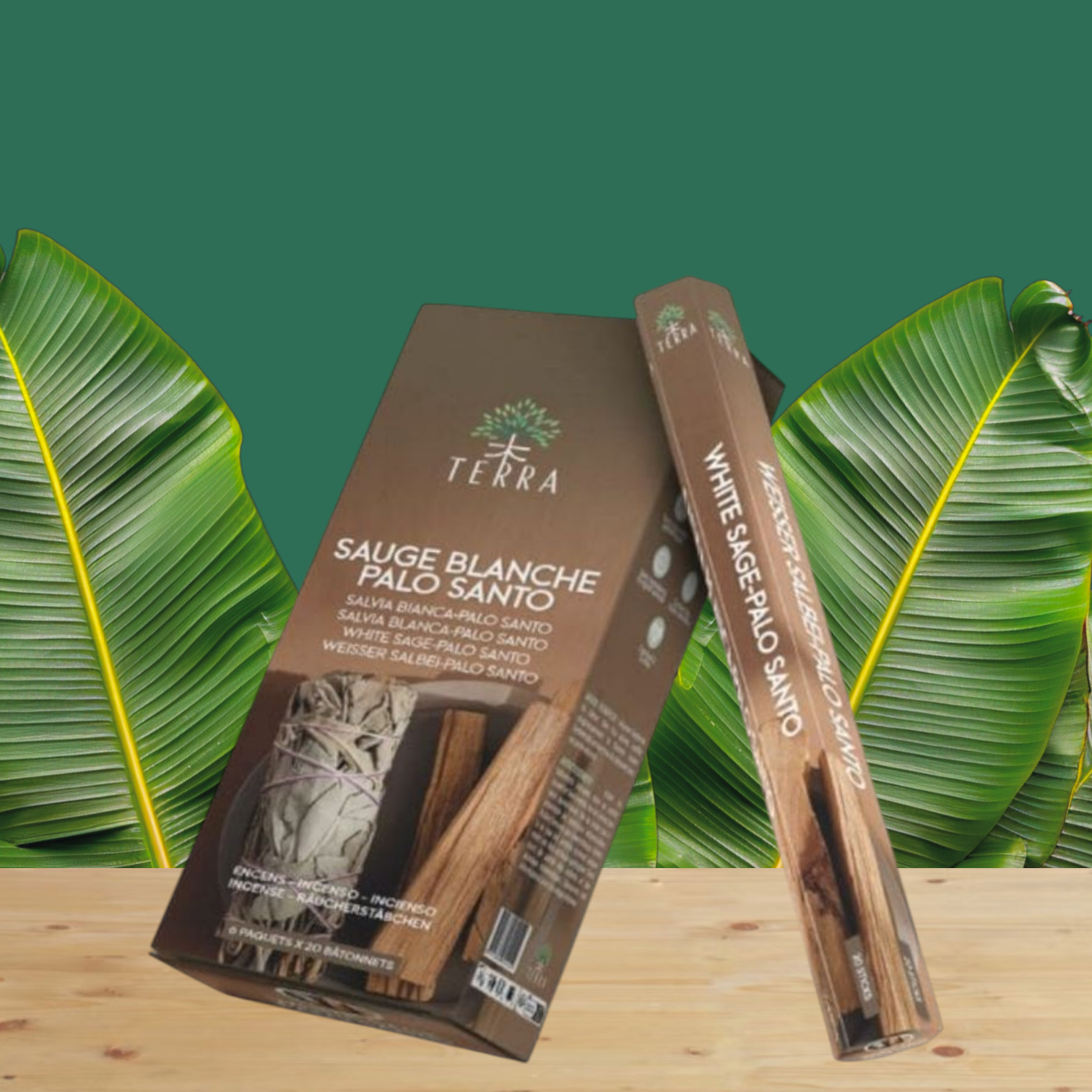 Encens Sauge Blanche et Palo Santo