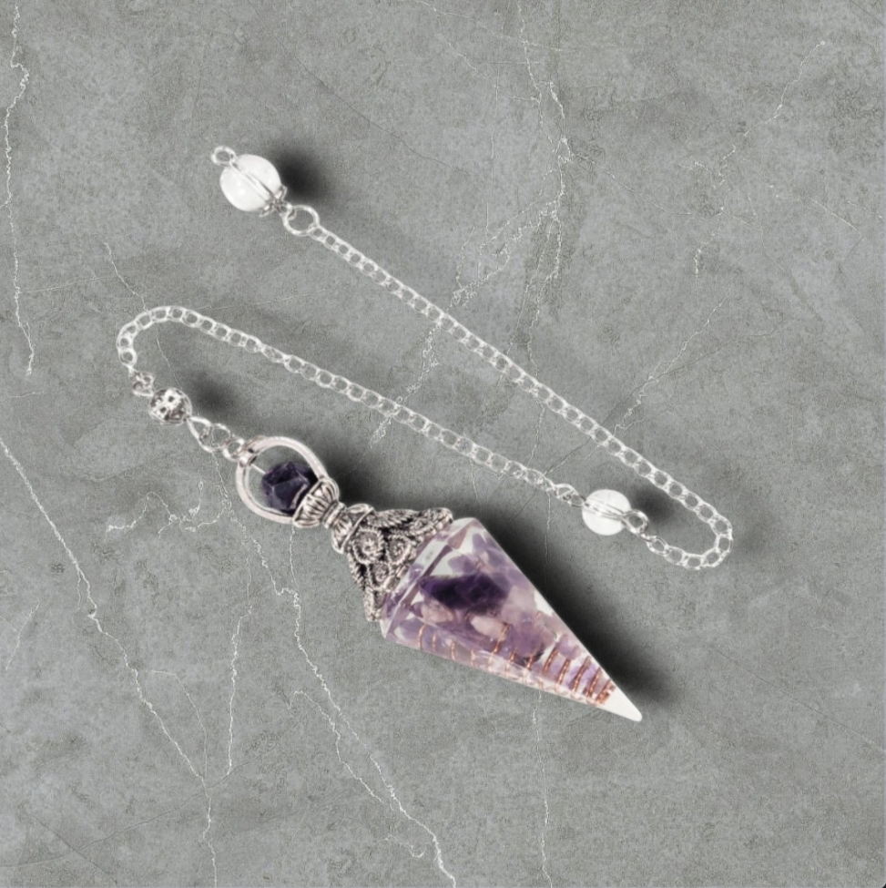 Pendule en améthyste