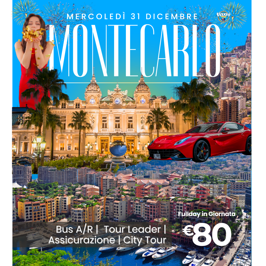 31/12/25 - CAPODANNO MONTECARLO 2026!